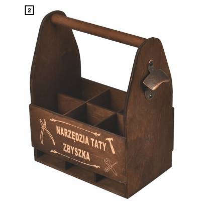 Drewniana skrzynka na piwo...