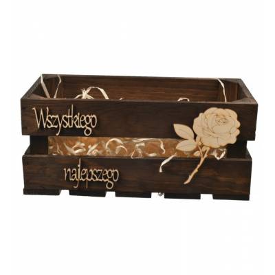 Drewniana skrzynka...