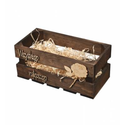 Drewniana skrzynka...