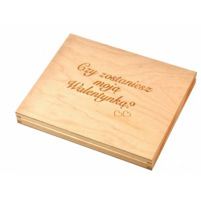 Pudełko drewniane na...