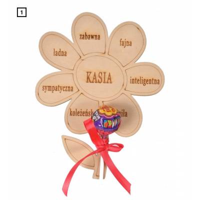 Drewniany dekor na Dzień...