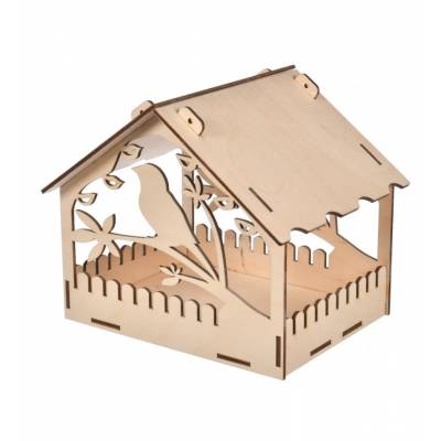 Drewniany karmnik dla...