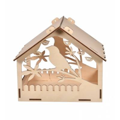 Drewniany karmnik dla...