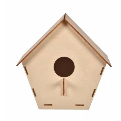 Drewniana budka lęgowa dla...