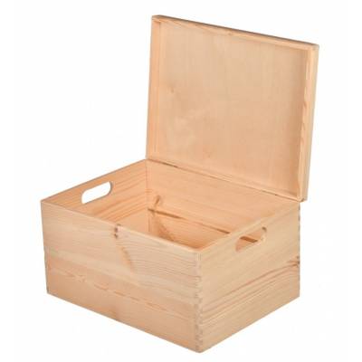 PUDEŁKO DREWNIANE Z POKRYWĄ...