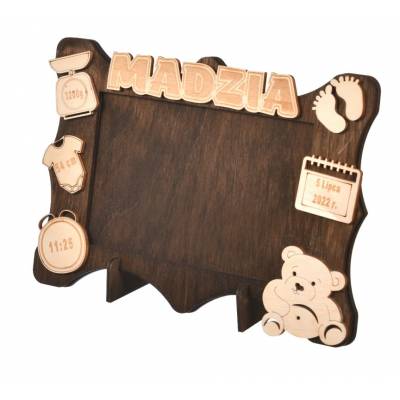 Metryczka ramka na zdjęcie...