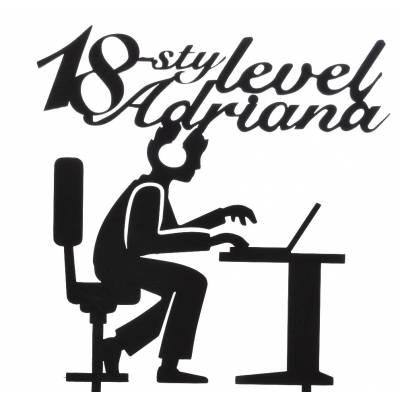 Topper na tort 18-ste...