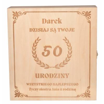 Pudełko na whyskey i 6...