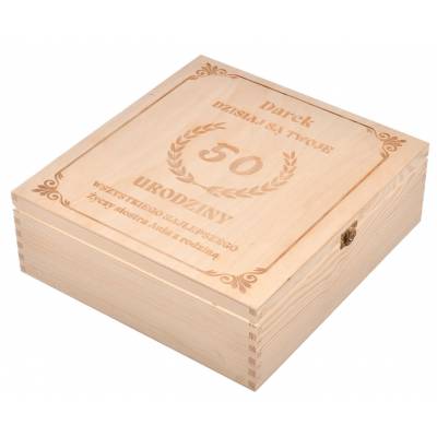 Pudełko na whyskey i 6...