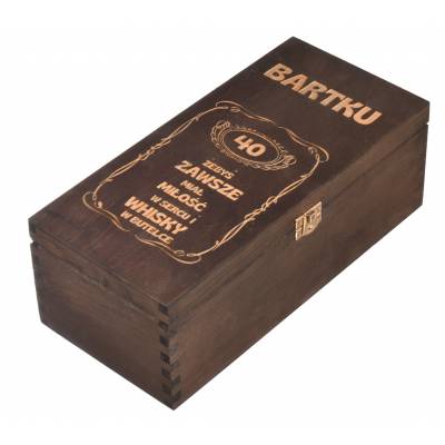 Drewniane pudełko na...