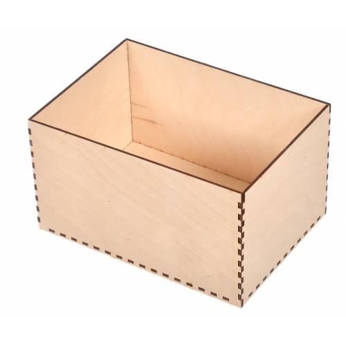 Drewniane pudełko do decoupage