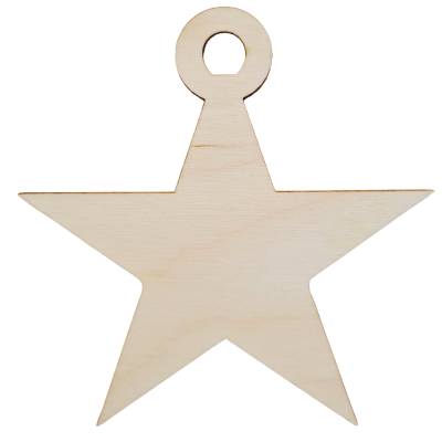 Drewniana zawieszka na...