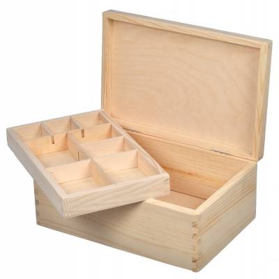 Drewniane pudełko z...