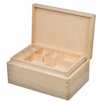 Drewniane pudełko z...