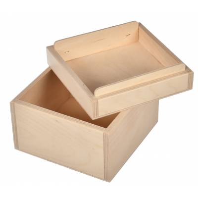 Drewniany pojemnik z...