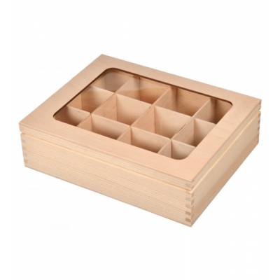 Drewniane pudełko na...