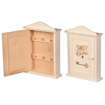 Drewniana szafka na klucze...