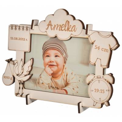 Metryczka urodzenia ramka...