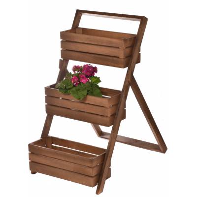 Kwietnik drewniany na taras