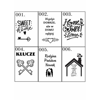 Drewniana szafka na klucze...