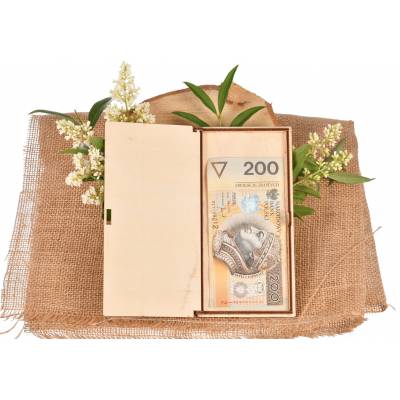 Drewniane pudełko na...