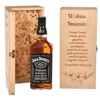 Drewniane pudełko z...