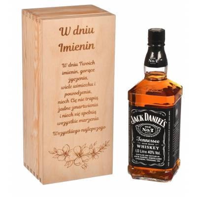 Drewniane pudełko z...