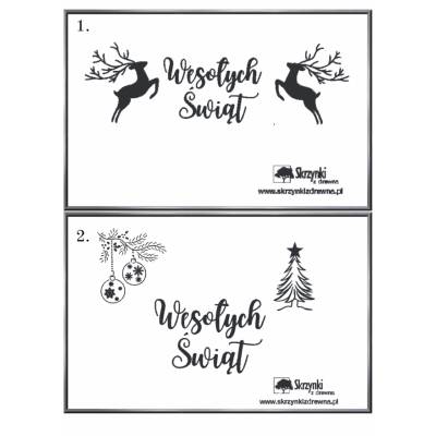 Świąteczne drewniane...