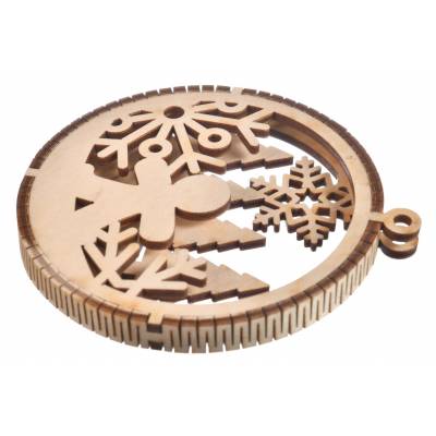 Drewniana zawieszka na...