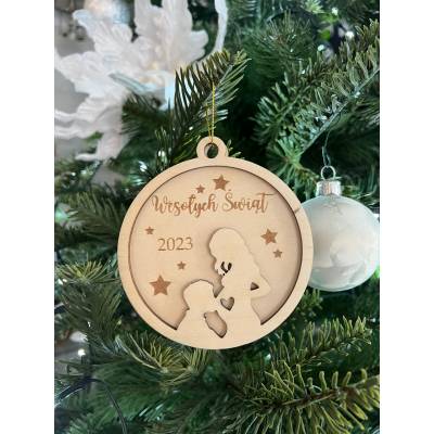 Drewniana bombka Ciąża...