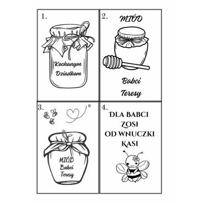 Pudełko drewniane na miód...