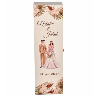 Pudełko Drewniane na Wino –...