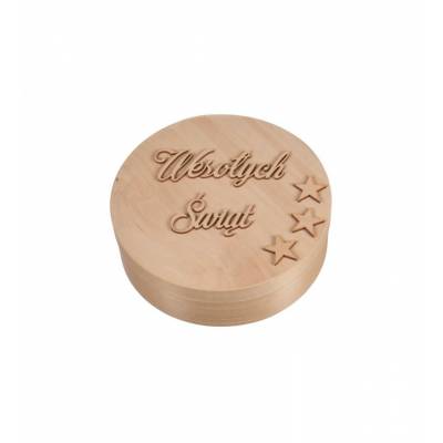 Drewniane pudełko prezent...