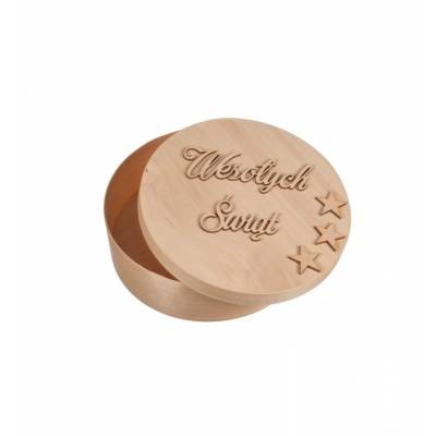 Drewniane pudełko prezent...
