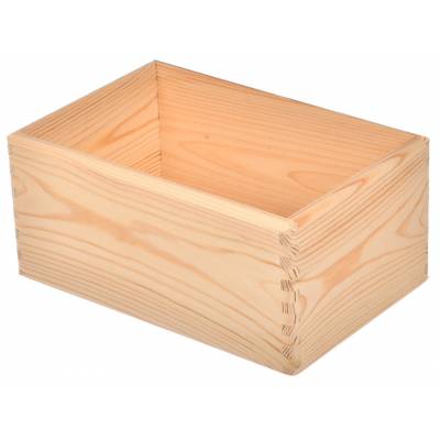 Drewniana skrzynka bez...
