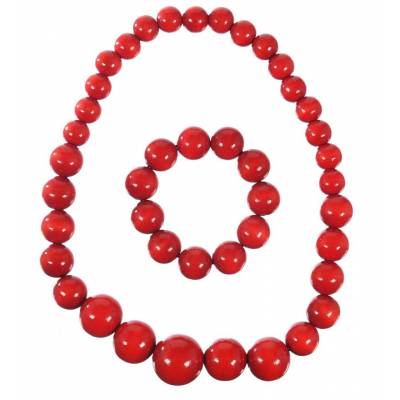 Drewniane korale z...