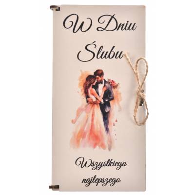 Prezent na ślub pudełko na...
