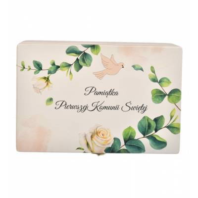 Pamiątka Komunii pudełko na...