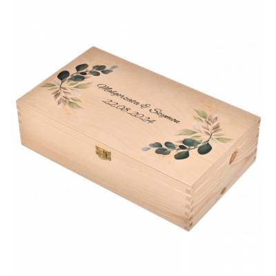 Pudełko drewniane na dwa...