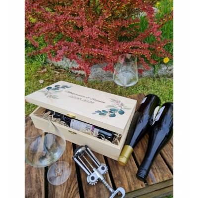 Pudełko drewniane na dwa...