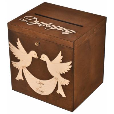 Pudełko  drewniane na...