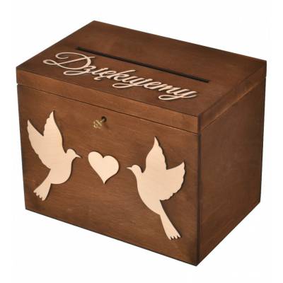 Drewniane pudełko na...