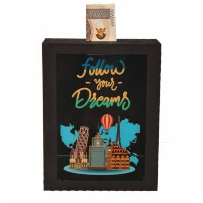 Skarbonka drewniana dowoly...