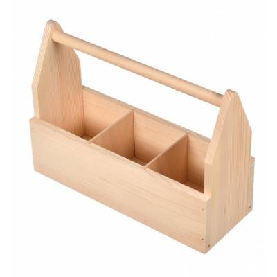 Drewniany organizer na...