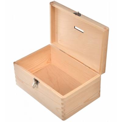 Skarbonka drewniana na...