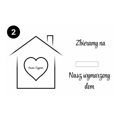 Skarbonka drewniana na...