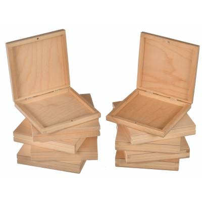 Drewniane pudełka na cd...