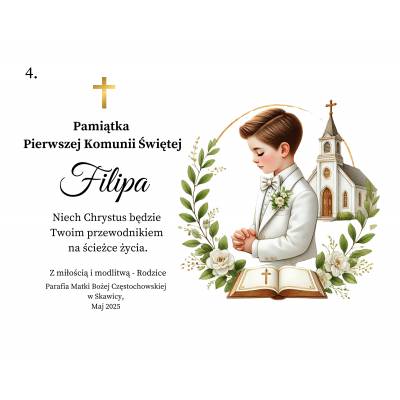Prezent na Komunię Świętą...