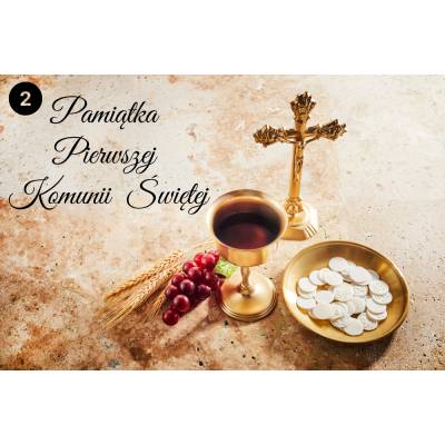 Pamiątka Komunii pudełko na...