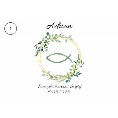 Komunijne pudełko z drewna...